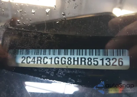 2017 Chrysler Pacifica Limited z USA, uszkodzony, nr VIN 2C4RC1GG8HR851326